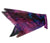 bohemian  inspired head covering silk with original artwork print  for cancer treatment hair loss