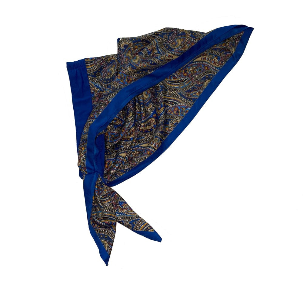retro inspired head covering for cancer treatment hair loss