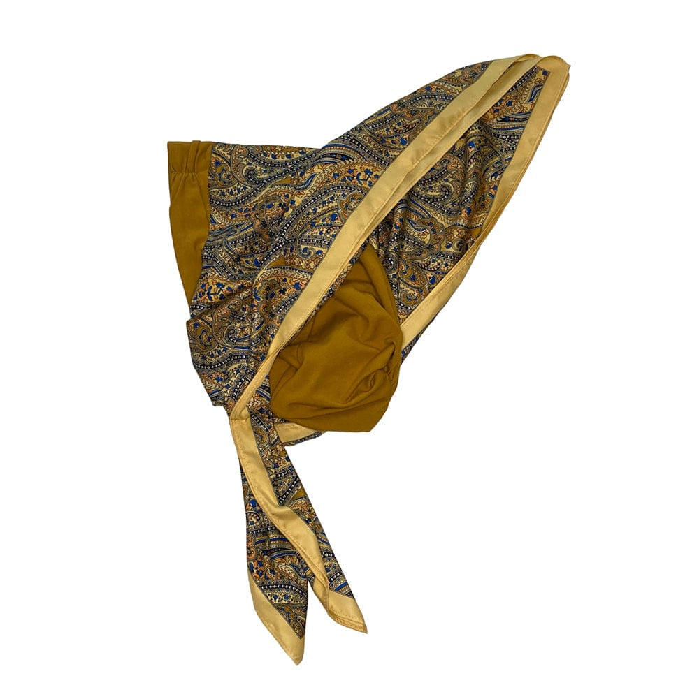 retro inspired head covering for cancer treatment hair loss