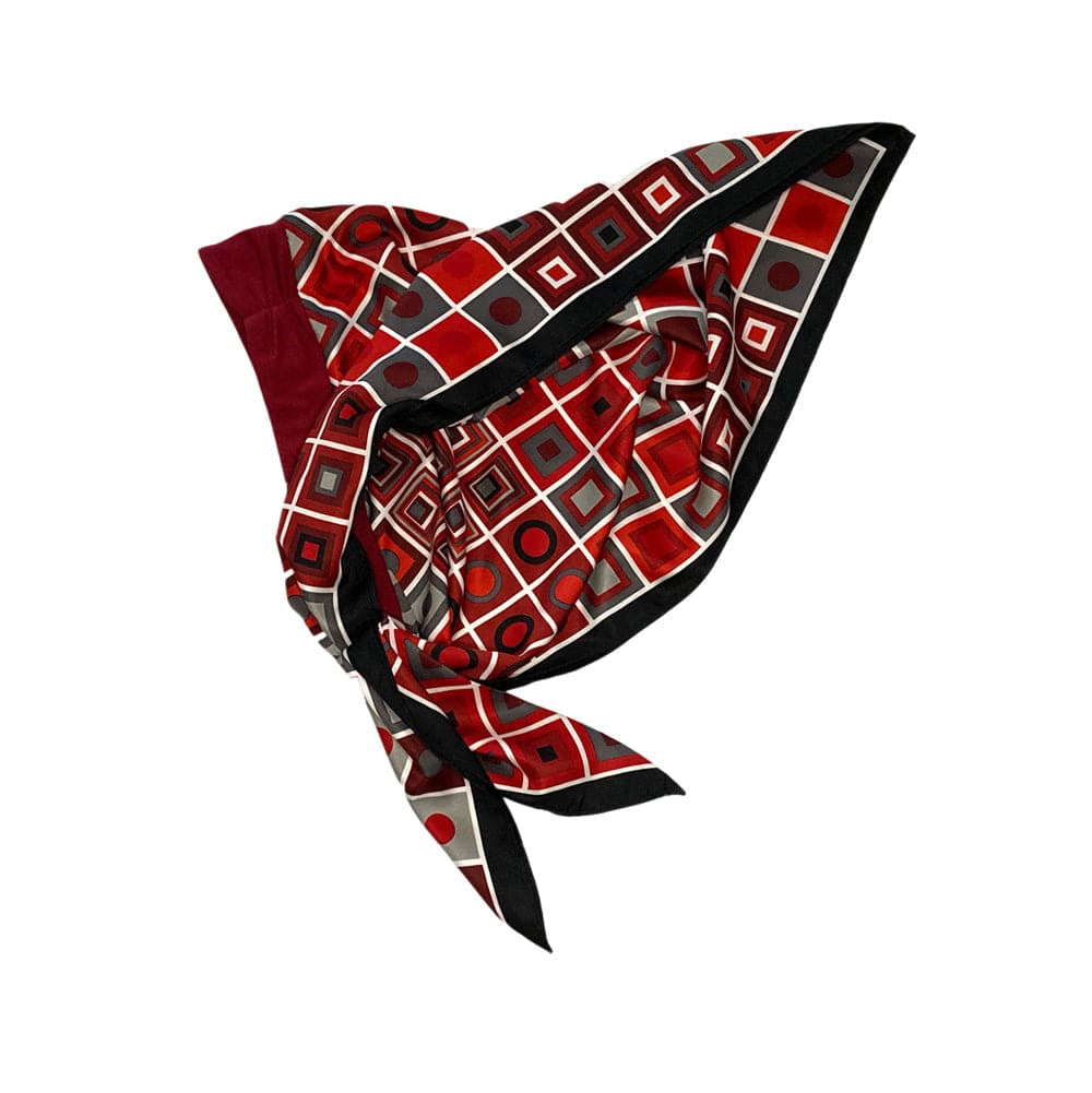 retro inspired head covering for cancer treatment hair loss